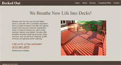 Desktop Screenshot of deckedoutpgh.com